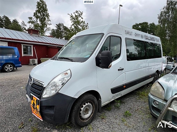 Minibuss 16mannabuss- Opel Movano (69,000:- ex moms)