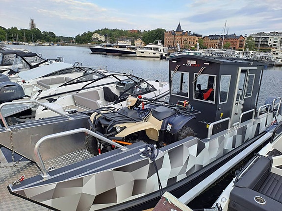 Alucat W16 CABIN4 |mångsidig arbetsbåt i aluminium