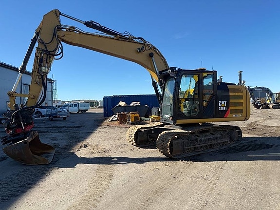 CAT 316 EL GPS Leica Rototilt med grip C-Smörj