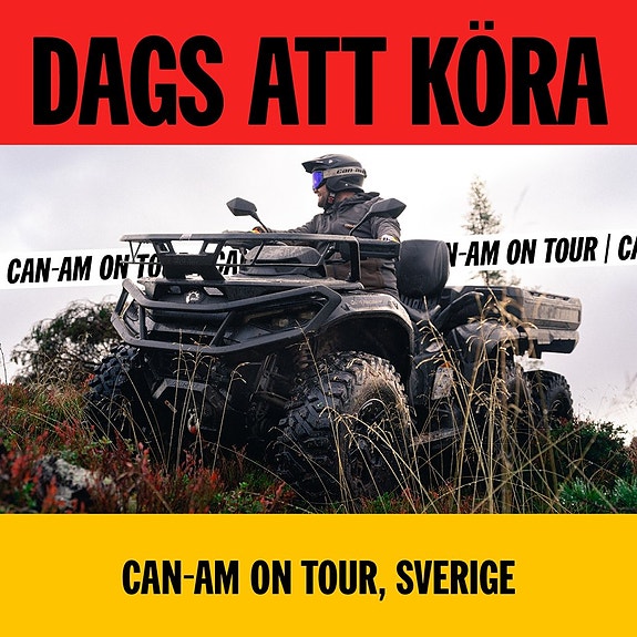 Can-Am Outlander Electric PROVKÖR 9 APRIL CAN-AM ON TOUR i HÖÖR