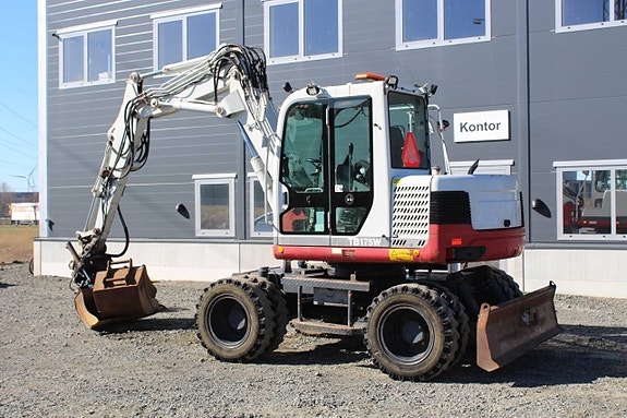 Hjulgrävare Takeuchi TB175W, TB 175, TB175, med rototilt