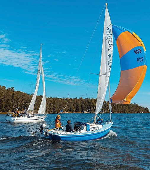 IF-båt i fint skick med rullfock 2 of 3