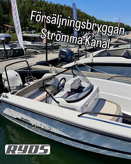 Ryds 490VI Sport med Yamaha 50hk white pearl