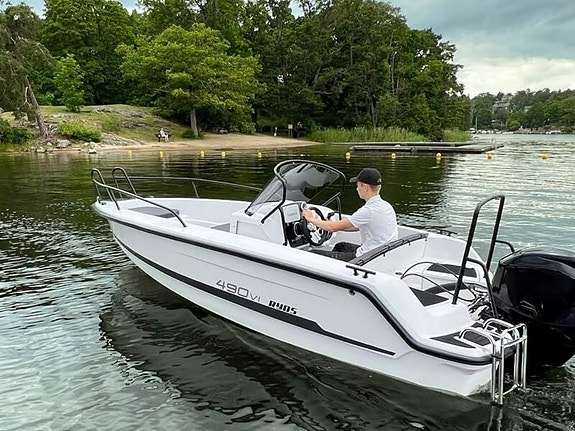 Ryds 490VI Sport med Yamaha 50hk white pearl 10 of 11