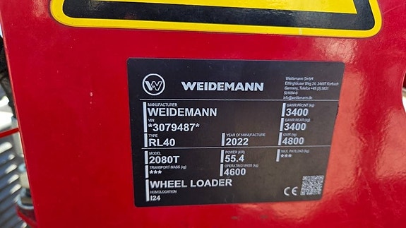 Weidemann 2080T 11 of 14