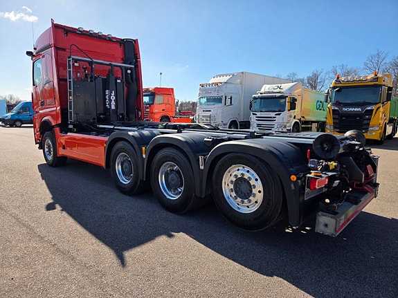 MERCEDES-BENZ AROCS 3758 LASTVÄXLARE PLOGUTRUSTAD 8X4 580 HK 8 of 11