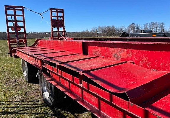 Maskintrailer 2-axlad ca 18 ton