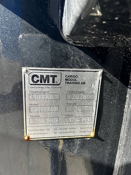 CMT flak 18 m3 **NYTT** 5 of 5