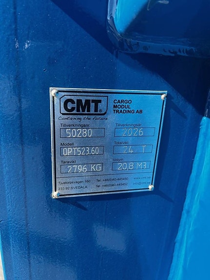 CMT flak 20,8 m3 **NYTT** 5 of 5