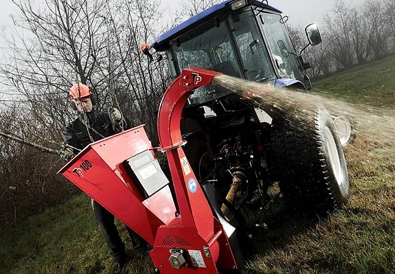 TP Linddana Flishugg, Flismaskin, Flistugg TP 100 PTO