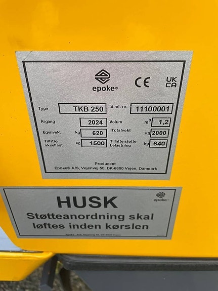 Epoke TKB 250 Sandspridare 6 of 9