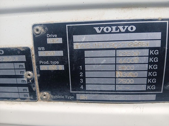 Tippbil Volvo FM 10.8 6x2 I-Shift -2012 via auktion 13 of 27