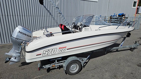 Micore 570 cc Offshore med Honda 100hk 2019 endast 107 tim