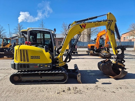 Wacker Neuson ET65 inkl Engcon RT & 3 Skopor Steg V