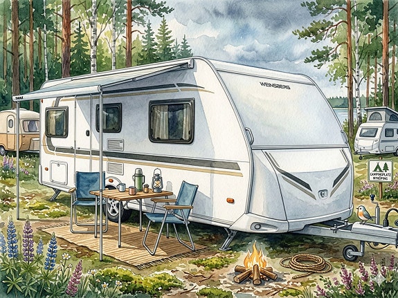 Weinsberg W51 CaraOne Queenbed 1350kg