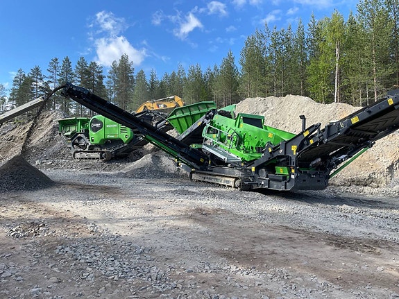Grovsorterare med stor siktyta