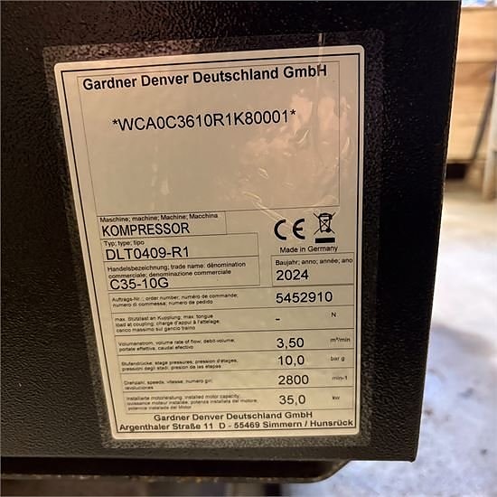 CompAir C 35 - 10 G - kVA 15 - Generatoranlæg/Kompressor - G 14 of 16
