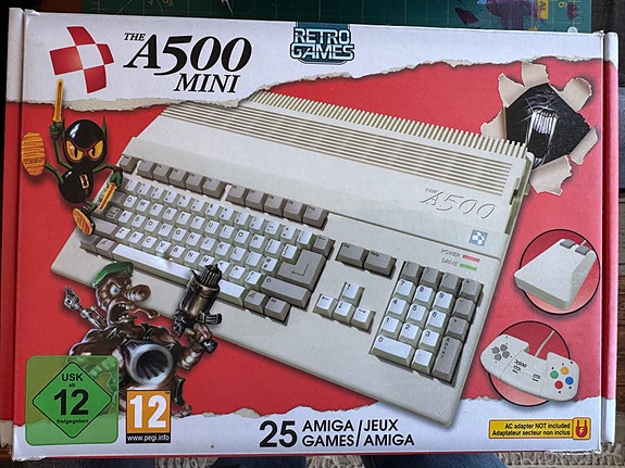 Retro Games - Amiga A500 Mini spelkonsol