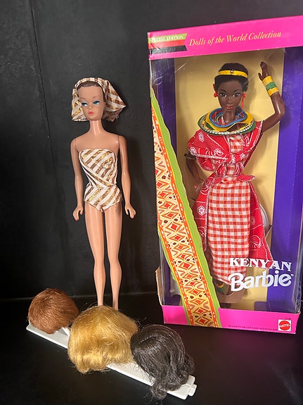 Vintage Mattel Barbie Fashion Queen Dolls of the world collection