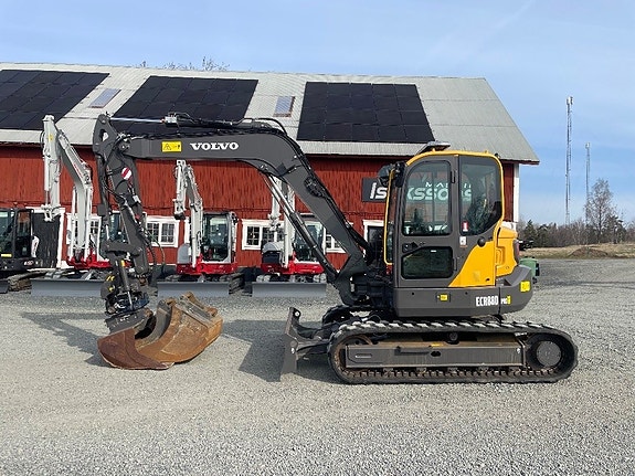 Volvo ECR88D Rototilt C-Smörj 3st skopor 845H