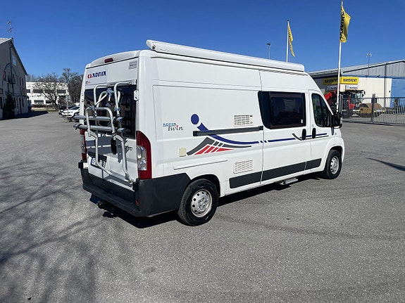 Fiat ADRIA MOBIL TWIN Plåtis /Dragkrok /Cykelställ/ Markis /B-kamera 4 of 5