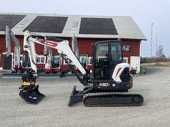 Bobcat E50Z Engcon EC206 Ink grip NYA REDSKAP