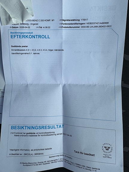 Mercedes-Benz C200 6 of 6