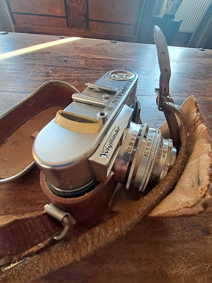 En Vintage, Retro, Antik Voigtländer kamera 1960-tal