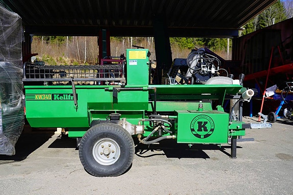 Vedmaskin och elevator Kellfri