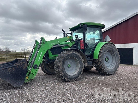Traktor DEUTZ-FAHR 5120G - Lastare & 2 redskap -544 timmar