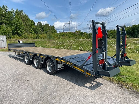 NC 3axl traktordragen maskintrailer 25T