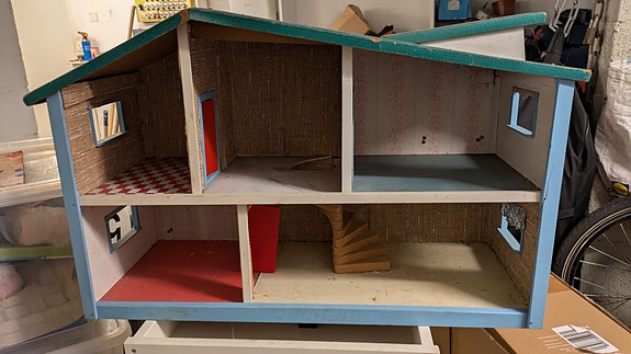 Micki Leksaker Dockskåp. Vintage. Retro.