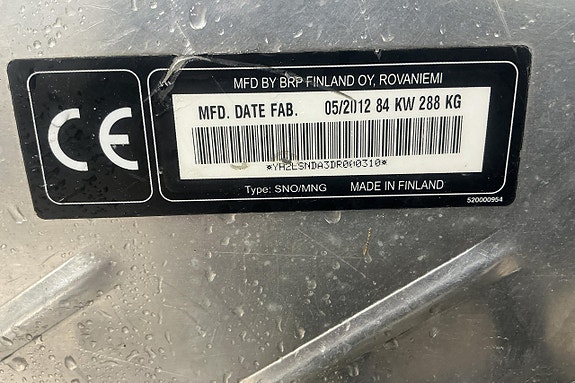 LYNX XTRIM COMMANDER 600 HO E-TEC Snöskoter med släde 17 of 21
