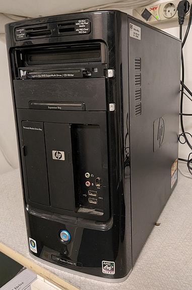 Retro dator med Windows XP