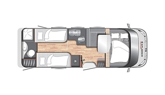 LMC EXPLORER 715 Comfort Dometic ACC på köpet/Automat / Alde värme 4 of 16