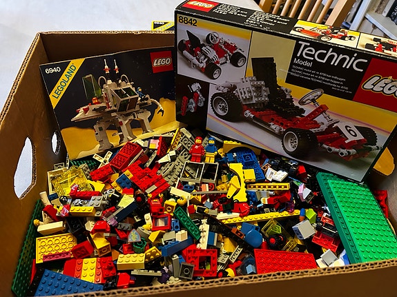 LEGO Technic och Space-lego blandade byggklossar 7kg