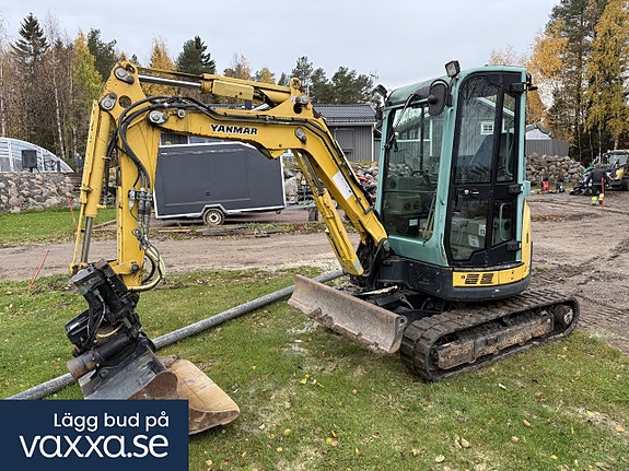 Grävmaskin YANMAR VIO33 -13, Tiltrotator Steelwrist, Moms