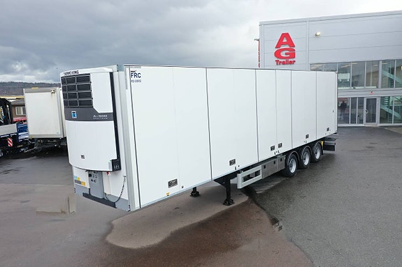 Frystrailer Inrikes Öppningsbar sida Multitemp