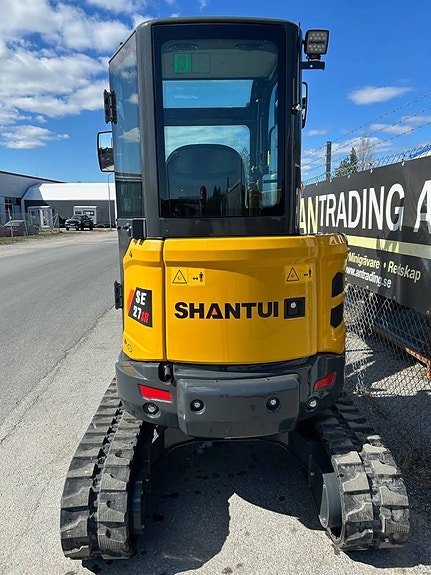 SHANTUI minigrävare SE27SR inkl redskap KAMPANJ Fri frakt 3 of 10