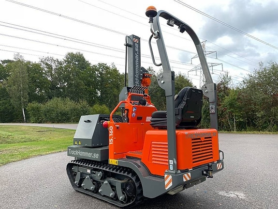 Trackhammer En larvburen stolpnedslagare Radiostyr