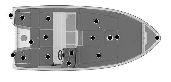 Linder Arkip 510 Catch & Honda 60 hk 4-takt -2026 - Nyhet 10 of 11