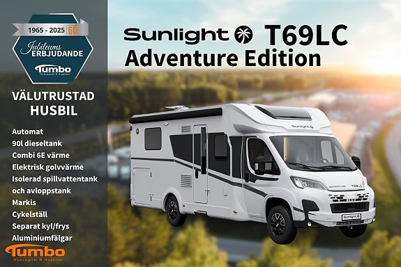 Sunlight T 69 LC Adventure Edition Automat Taksäng