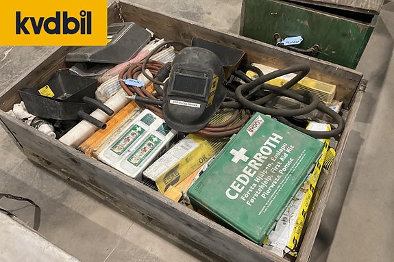 Svetselektroder samt 2 st vinkelslipar + kapskivor