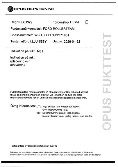 Roller Team Auto Roller 265 Queensbed *SÅLD* Taksäng 26 of 30