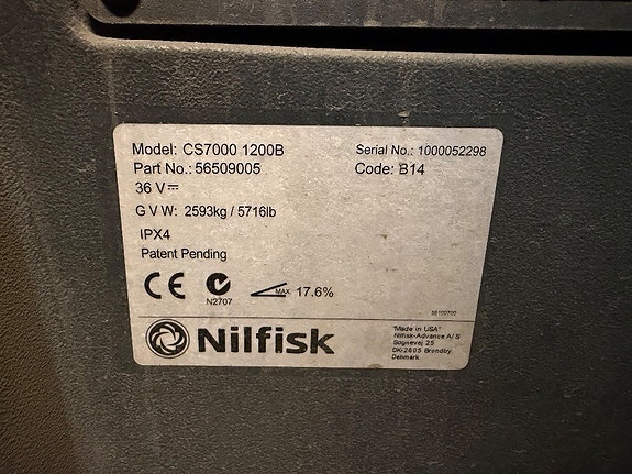 Nilfisk CS 7000 1200 B 8 of 13