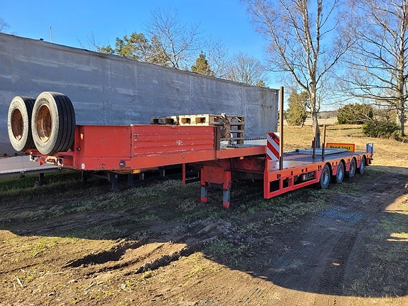 Maskintrailer Trombontrailer 4- axlig FAYMONVILLE STN-4A