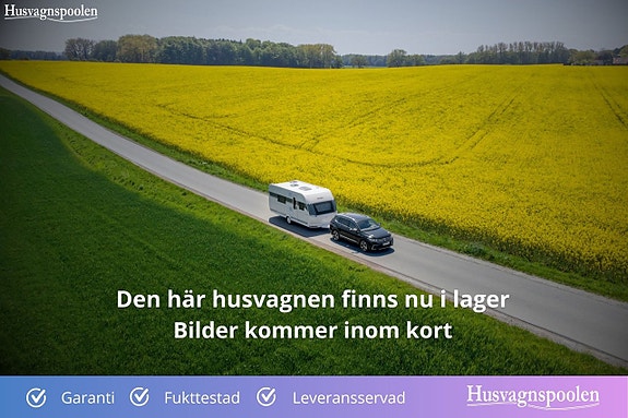 Dethleffs H6842 Dubbelbädd, Markis, Cykelställ