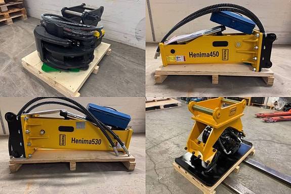 Träklipp S40,, Hydraulhammare, Hydraulhammare, Markvibrator