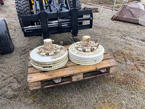 10st hjulvikter till Zetor/Ursus