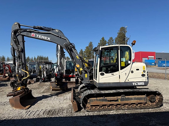 Bandgrävare 12ton Terex TC125 549.000:-